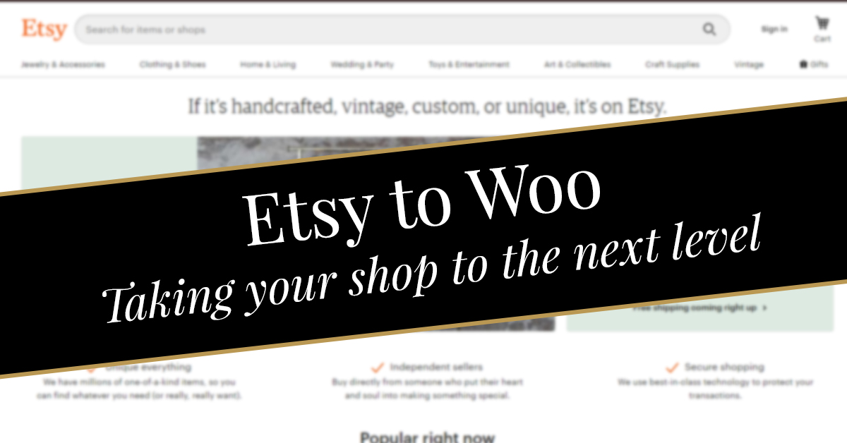 Etsy to Woo